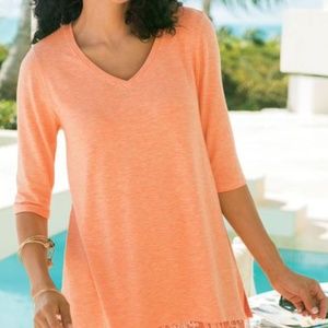 NWT Soft Surroundings Malla 3/4 Sleeve Tunic Med
